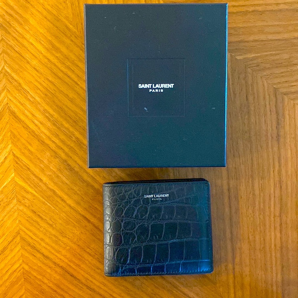 SAINT LAURENT Leather Wallet